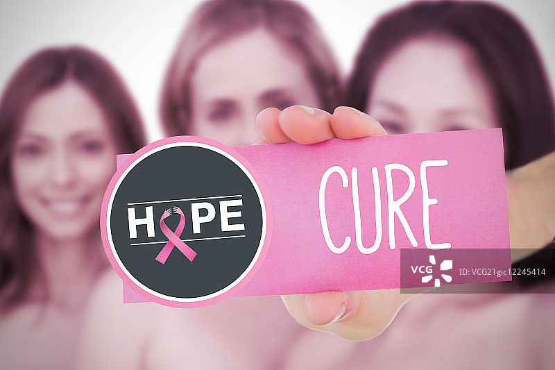 乳腺癌防治宣传合成图图片素材
