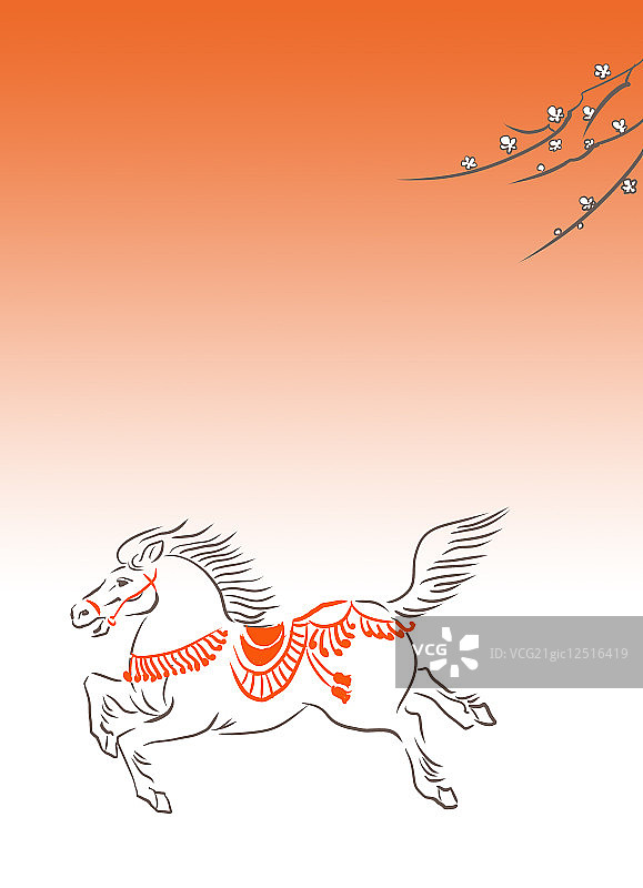 奔跑的骏马图片素材