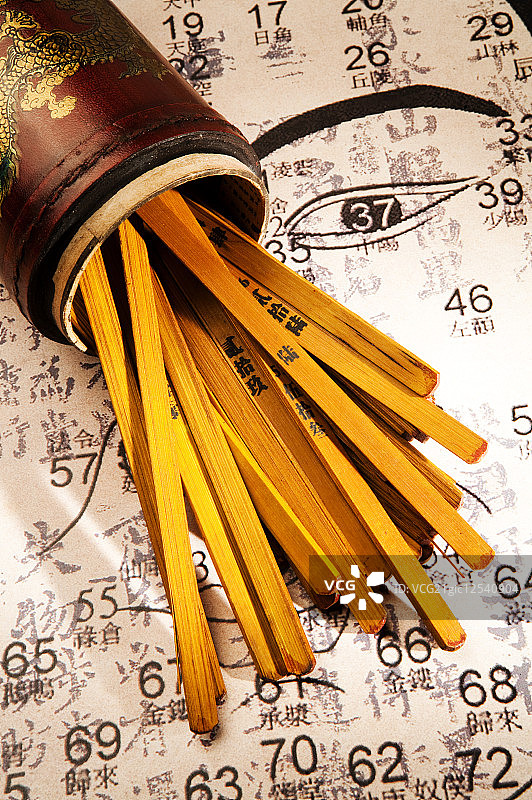 签筒,签图片素材