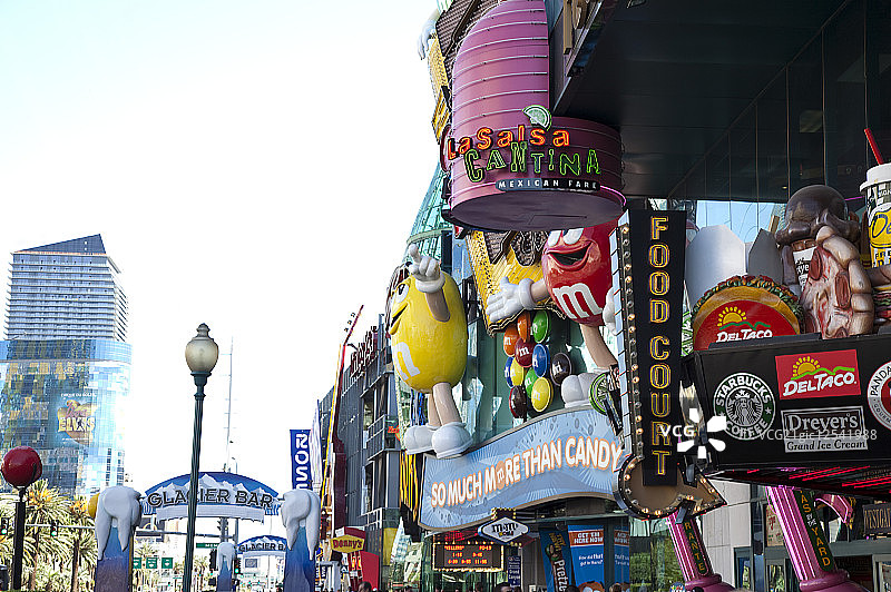 城市,商店招牌,拉斯韦加斯图片素材