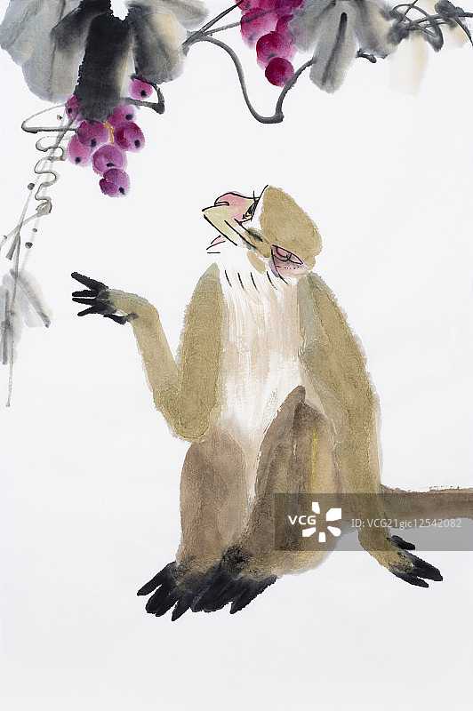 国画,猴年图片素材