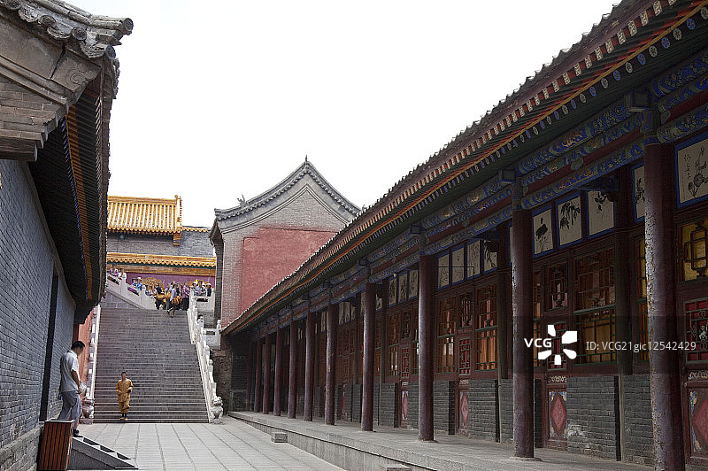五台山,菩萨顶,庙宇,山西省,中国,亚洲,图片素材