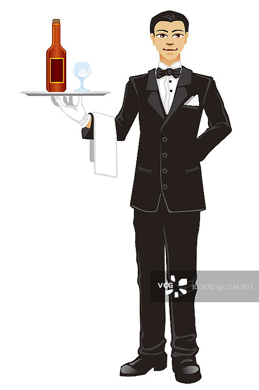 服务生,图片素材