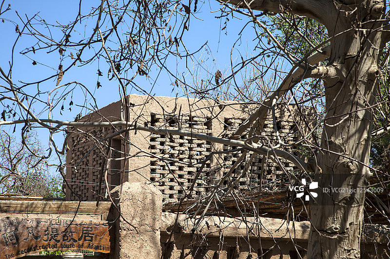 葡萄沟,吐鲁番,新疆维吾尔自治区,中国,亚洲,阿凡提故居,故居,图片素材