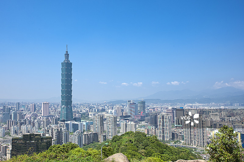 台湾,台北,信义商圈,台北101图片素材