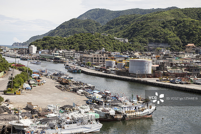 南方澳,宜兰,台湾,亚洲,渔港,图片素材