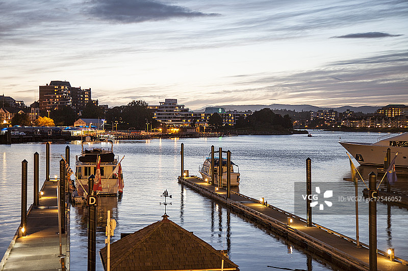 港口,维多利亚岛,温哥华,加拿大,图片素材
