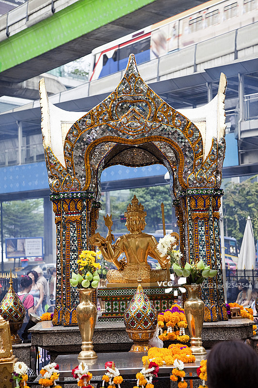 泰国, 曼谷, 四面佛图片素材
