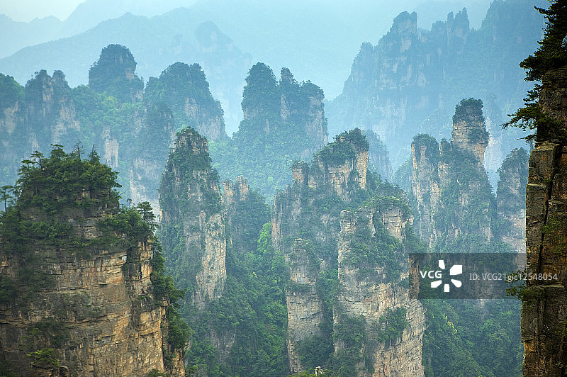 天子山,神堂湾,张家界,湖南省,中国,亚洲,图片素材