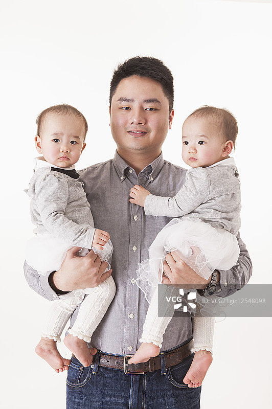 二代家庭,双胞胎图片素材