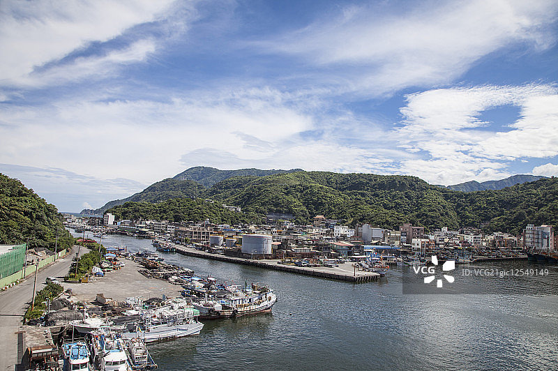 南方澳,宜兰,台湾,亚洲,渔港,图片素材