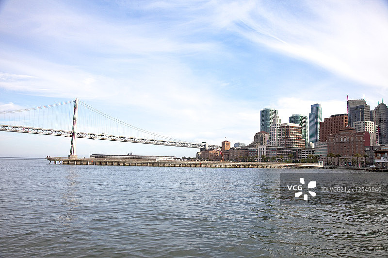 港湾大桥,旧金山,加州,美国,北美洲图片素材