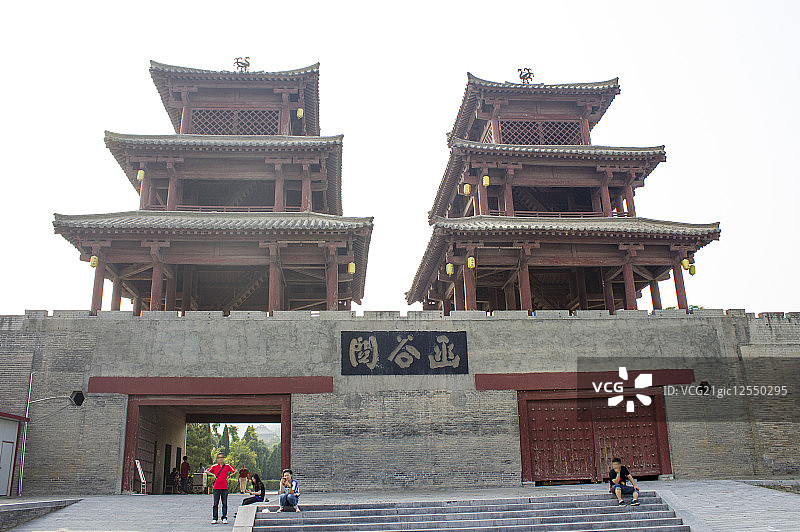 河南省,中国,亚洲,函谷关,图片素材