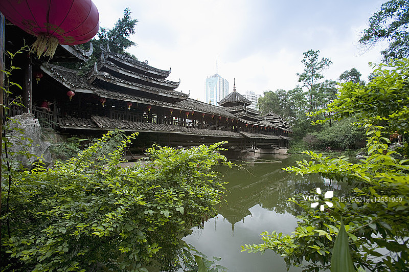 壮族建筑,广西壮族自治区,中国,图片素材