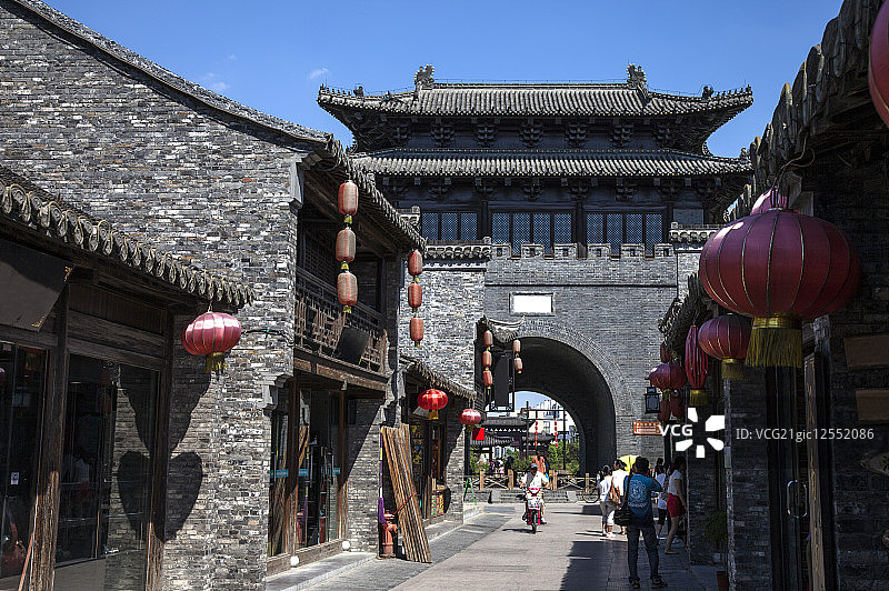 东关街,扬州,江苏省,中国,亚洲,老街,古城门,图片素材