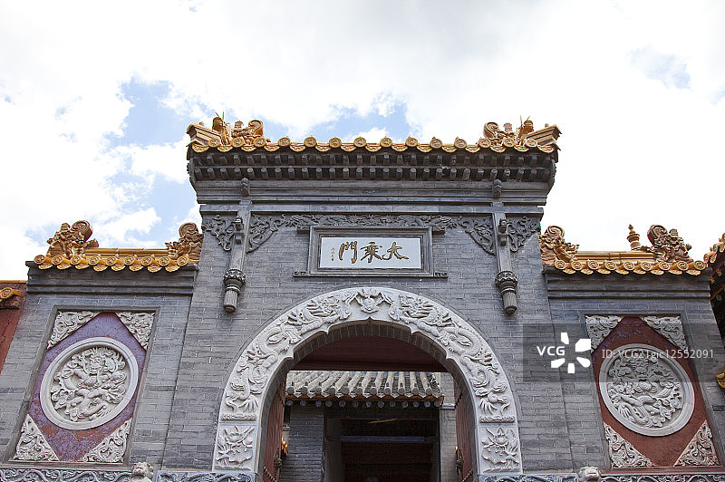 五台山,菩萨顶,庙宇,山西省,中国,亚洲,图片素材