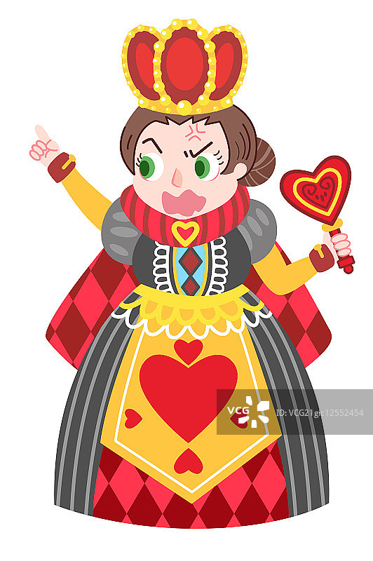 艾丽斯梦游仙境,皇后,图片素材