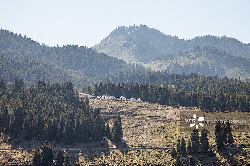 天山,天池,新疆维吾尔自治区,中国,亚洲,山脉,图片素材