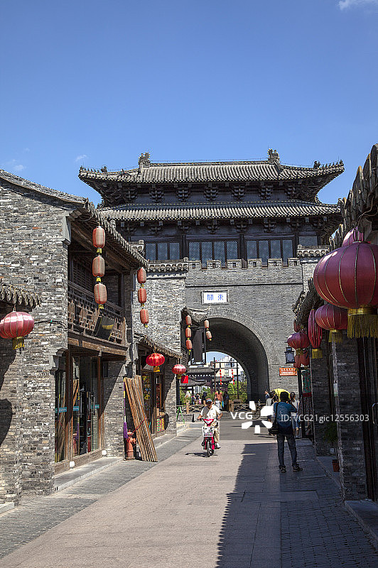 东关街,扬州,江苏省,中国,亚洲,老街,古城门,图片素材