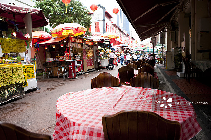 新加坡,牛车水图片素材