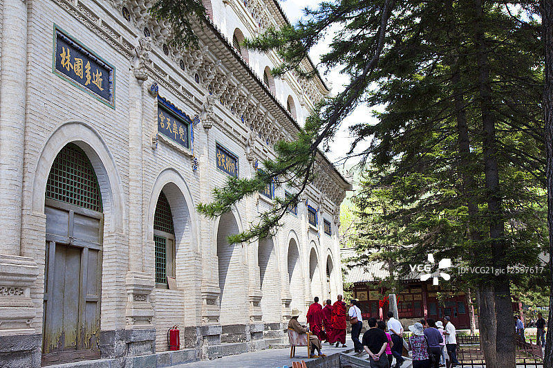 五台山,显通寺,庙宇,山西省,中国,亚洲,图片素材