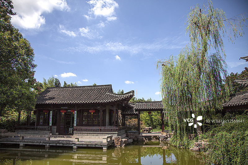 个园,扬州,江苏省,中国,亚洲,中国古典园林花园,图片素材