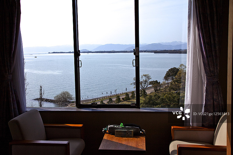 琵琶湖,长滨,滋贺县,日本,亚洲图片素材