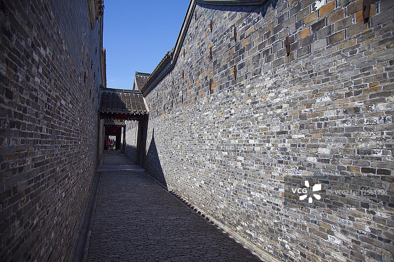 个园,扬州,江苏省,中国,亚洲,小巷,小路,图片素材