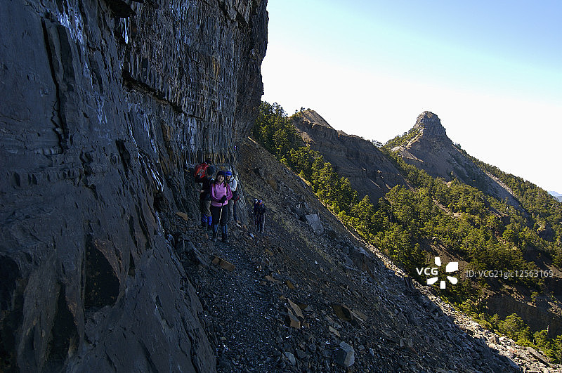 台湾,苗栗县,大霸尖山,标高3492M图片素材