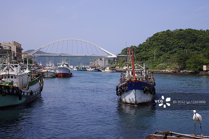 台湾,宜兰,苏澳镇,南方澳,渔港,图片素材