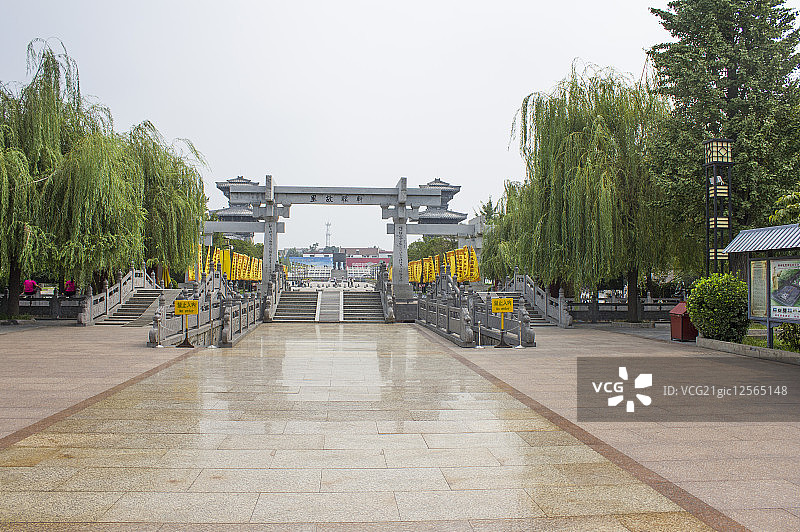 河南省,中国,亚洲,郑州,黄帝故里图片素材