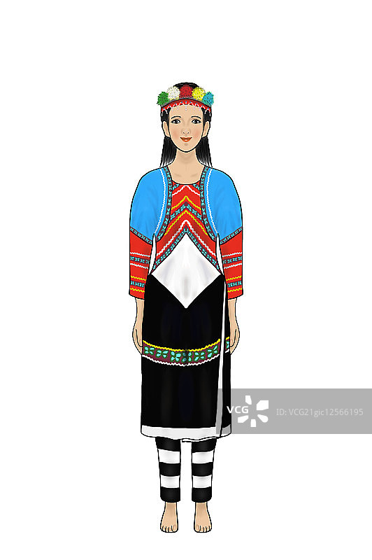 邹族,,女性,图片素材