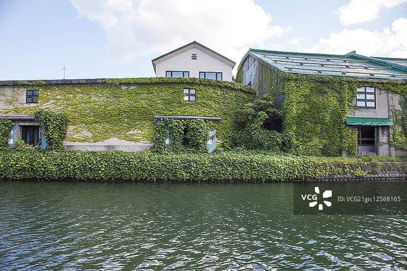 北海道,日本,亚洲,小樽,小樽运河,图片素材