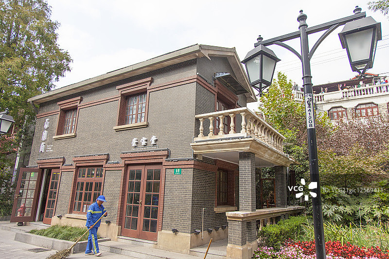 上海,中国,亚洲,虹口区,多伦路,名人文化街,街道,图片素材