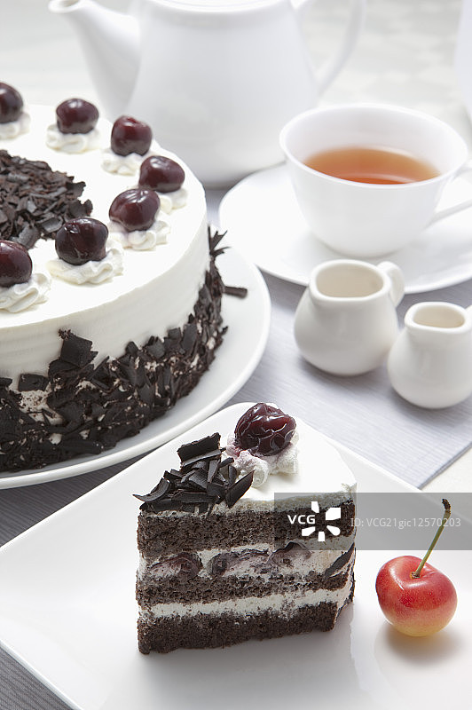 德国黑森林蛋糕,蛋糕,甜点,图片素材