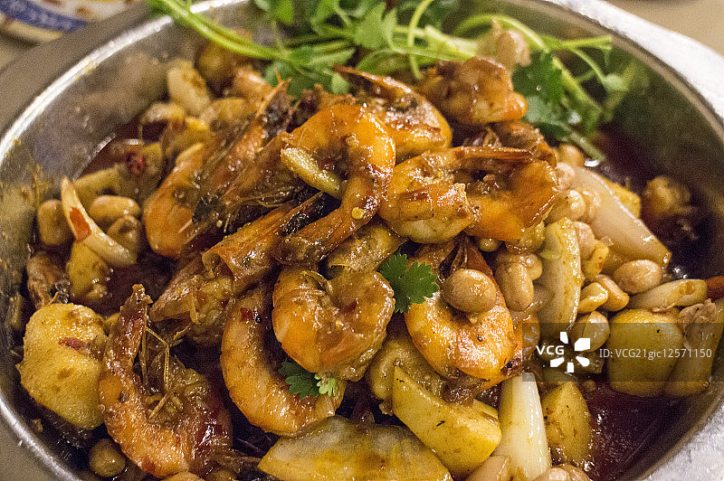 香辣虾,食物,上海,中国,亚洲,图片素材