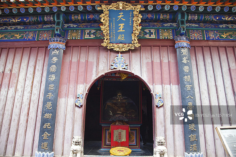 五台山,菩萨顶,庙宇,山西省,中国,亚洲,图片素材