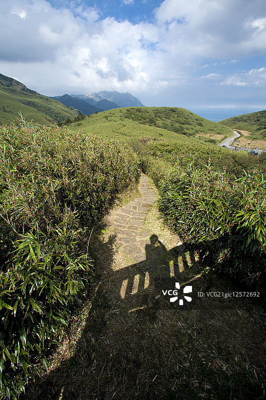 小油坑,小油坑游憩区,阳明山公园,阳明山,台北，中国台湾，亚洲,图片素材