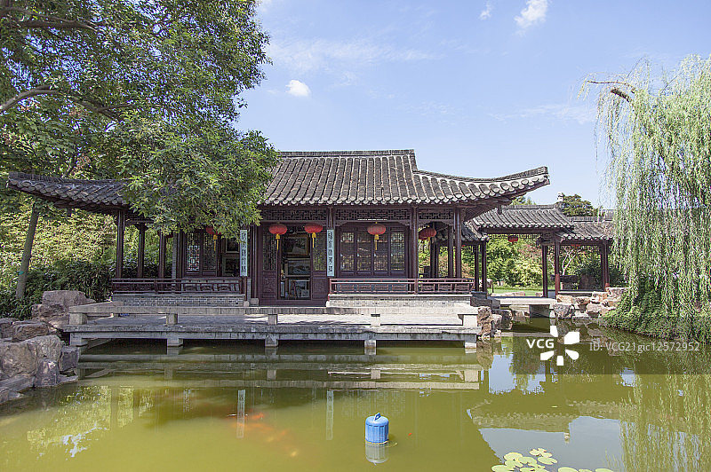 个园,扬州,江苏省,中国,亚洲,中国古典园林花园,图片素材
