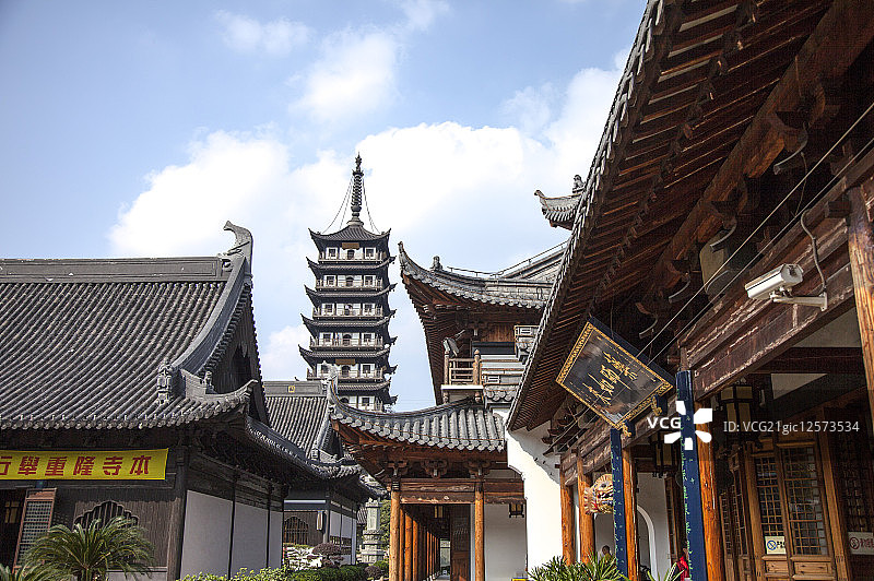上海,中国,亚洲,真如寺,佛教寺庙,图片素材
