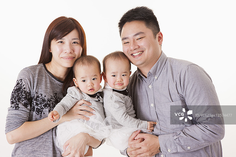 二代家庭,双胞胎图片素材