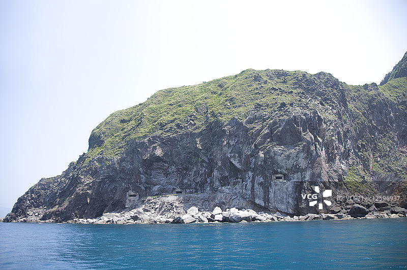 台湾,宜兰,龟山岛图片素材