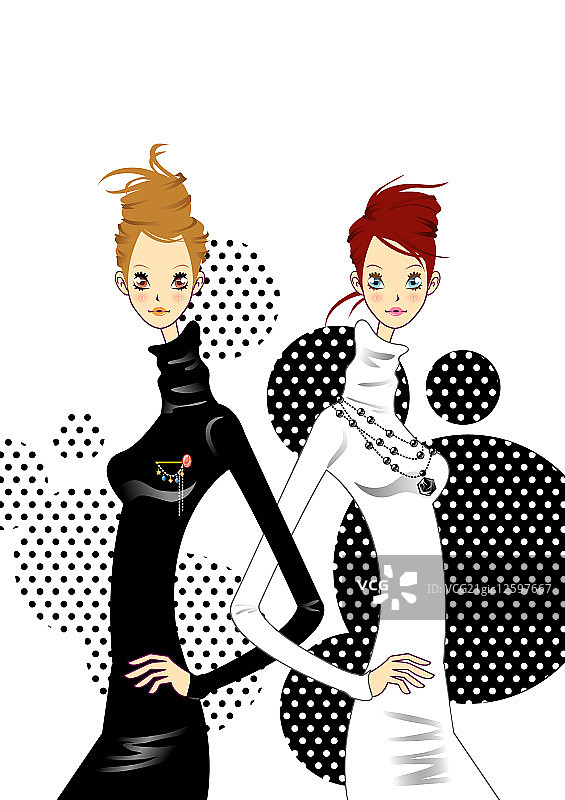 插画,女性,图片素材