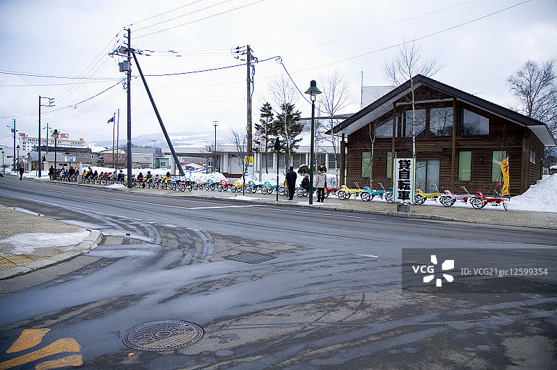 日本,北海道,大沼国定公园图片素材