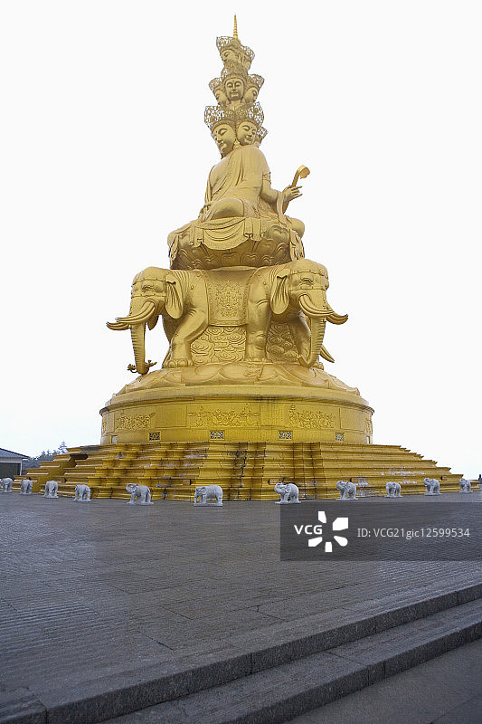 中国,四川省,峨嵋山,万佛顶图片素材