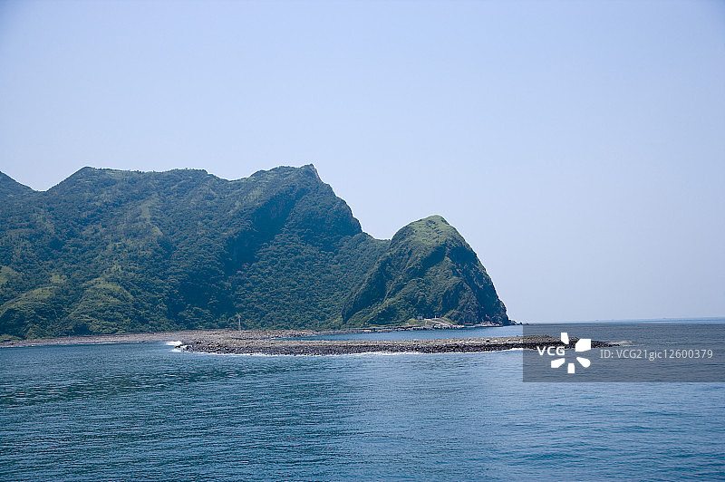 台湾,宜兰,龟山岛,阴阳海图片素材