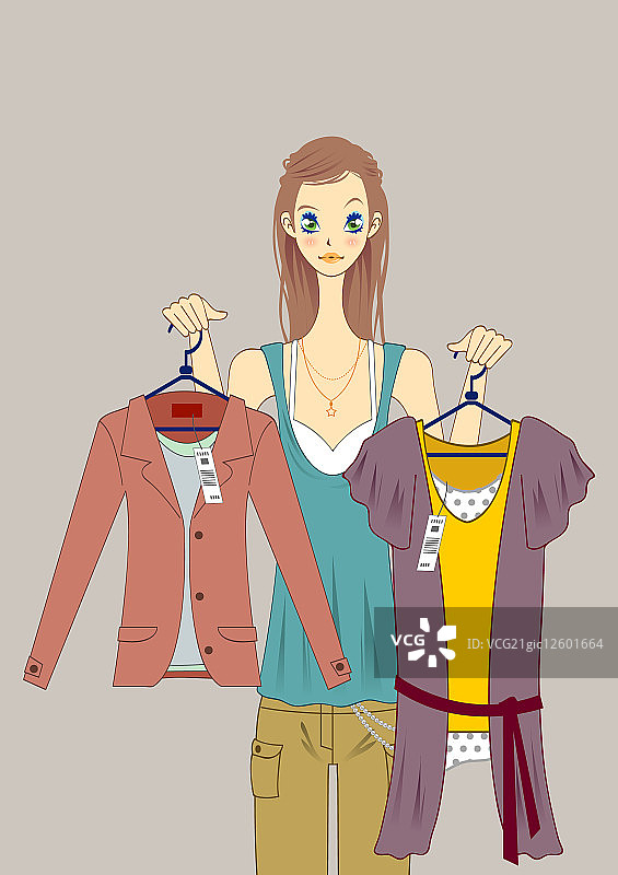 插画,女性,图片素材