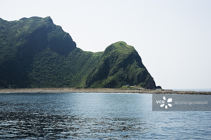台湾,宜兰,龟山岛图片素材