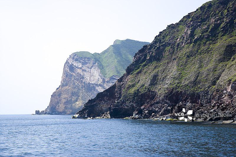 台湾,宜兰,龟山岛图片素材