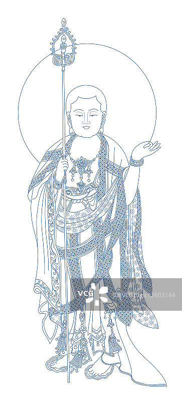 佛像,地藏菩萨图片素材